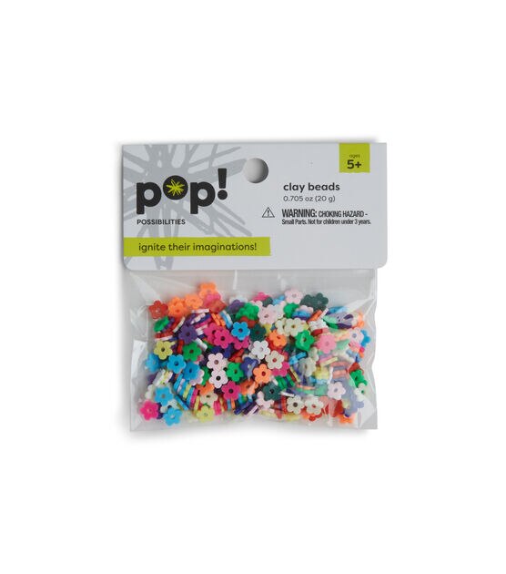 POP! Possibilities 15 pk 16mm Round Marble Beads - Multi