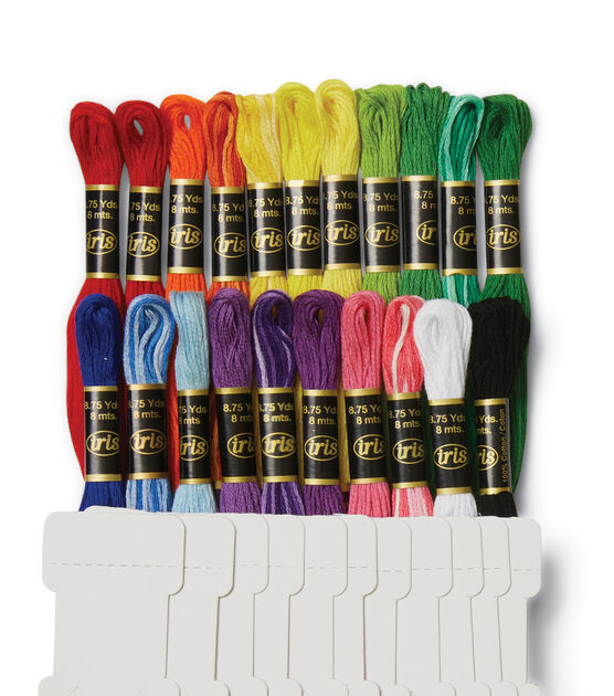 Rainbow Colors Hand Embroidery Floss, DMC 6-stranded Cotton