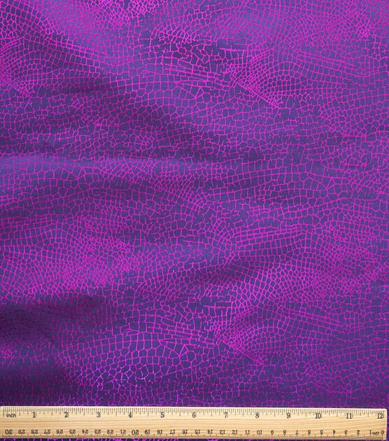 Dragonfly Wing Purple Quilt Foil Cotton Fabric by Keepsake Calico, , hi-res, image 2