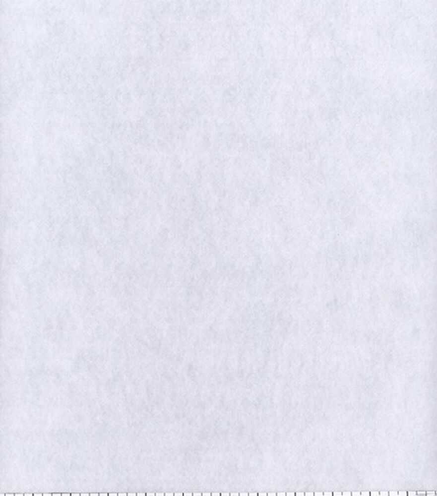 72" Solid Craft Felt Fabric by Happy Value, White, swatch