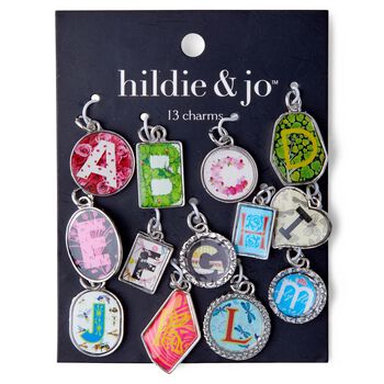 10ct Antique Silver Number Charms by hildie & jo