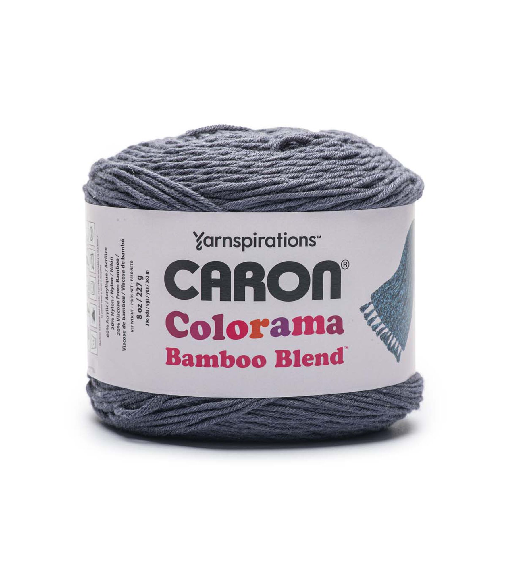 Caron Colorama 369yds Worsted Bamboo Blend Yarn, Night, hi-res