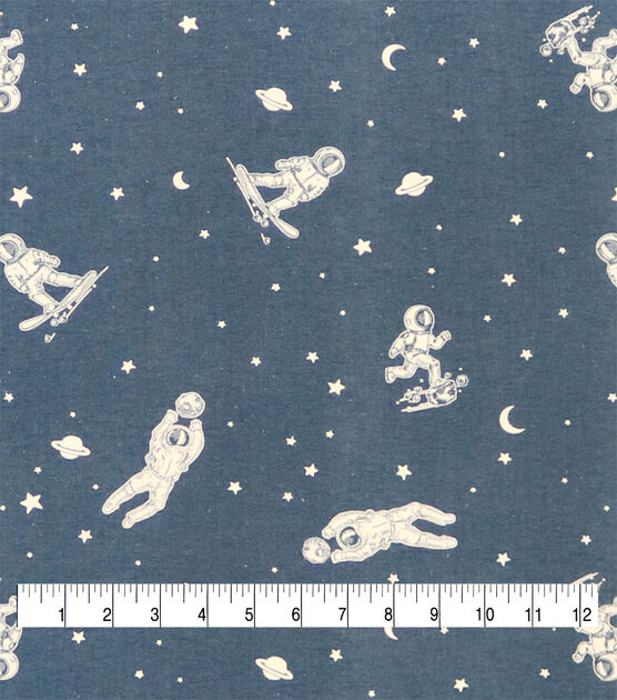 Super Snuggle POP! Fish & Shells Flannel Fabric