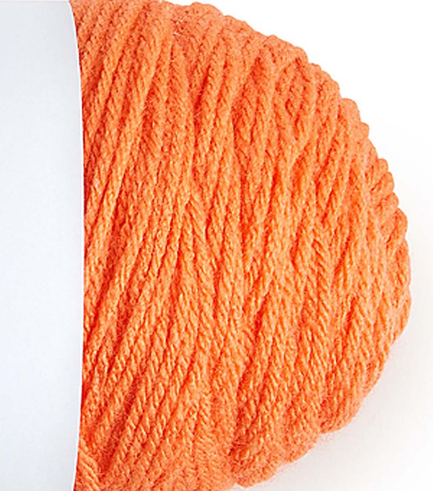 Value 380yd Worsted Acrylic Yarn by Big Twist, Coral, swatch, image 5