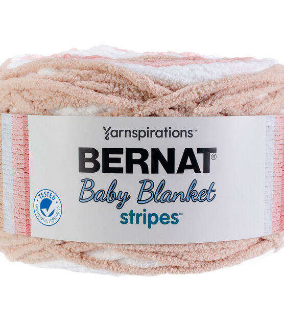 Bernat Baby Blanket Stripes 220yds Super Bulky Polyester Yarn, , hi-res, image 1