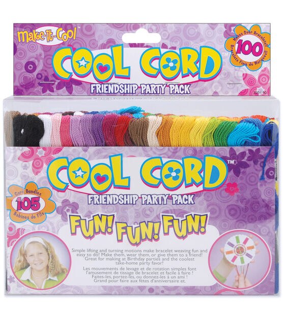 Janlynn 105ct Cool Cord Friendship Party Pack