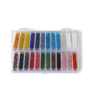 618ct Pastel Glass Bead Kit by hildie & jo