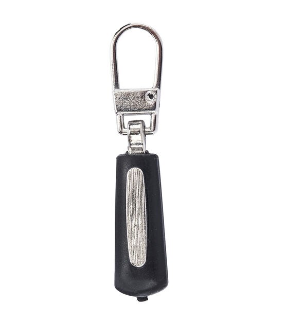 Saint Laurent Woven-Logo Tag Keyring