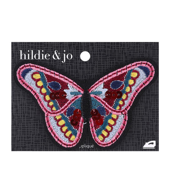 Embroidered Butterfly Patches Iron on Appliques 
