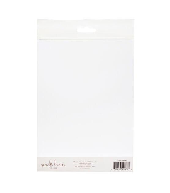 40 Sheet 12 x 12 White Smooth Cardstock Paper Pack by Park Lane