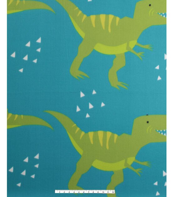 48" Wide Dinosaurs No Sew Fleece Blanket by Happy Value, , hi-res, image 3