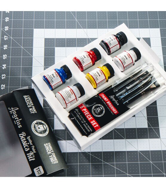 Angelus Leather Paint and Brushes Basics Starter Set, Shop Today. Get it  Tomorrow!