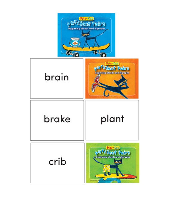 Pete The Cat® Purrfect Pairs Game Beginning Blends & Digraphs