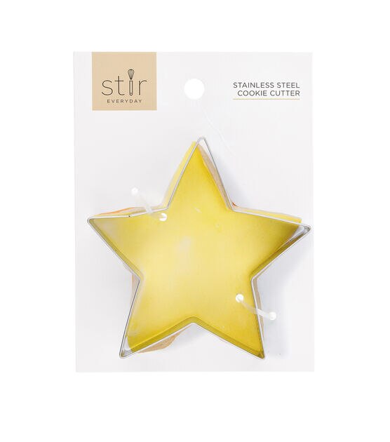 Stir 3 x 3.5 Stainless Steel Star Cookie Cutter - Cookie Cutters - Baking & Kitchen