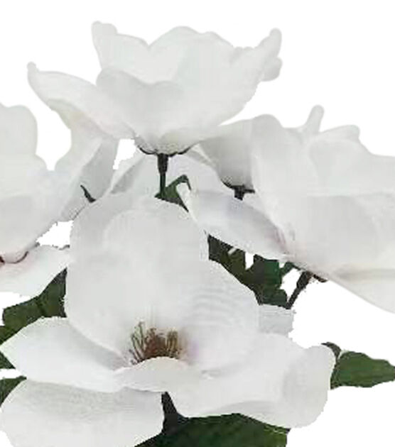 13" Spring White Magnolia Bush by Bloom Room