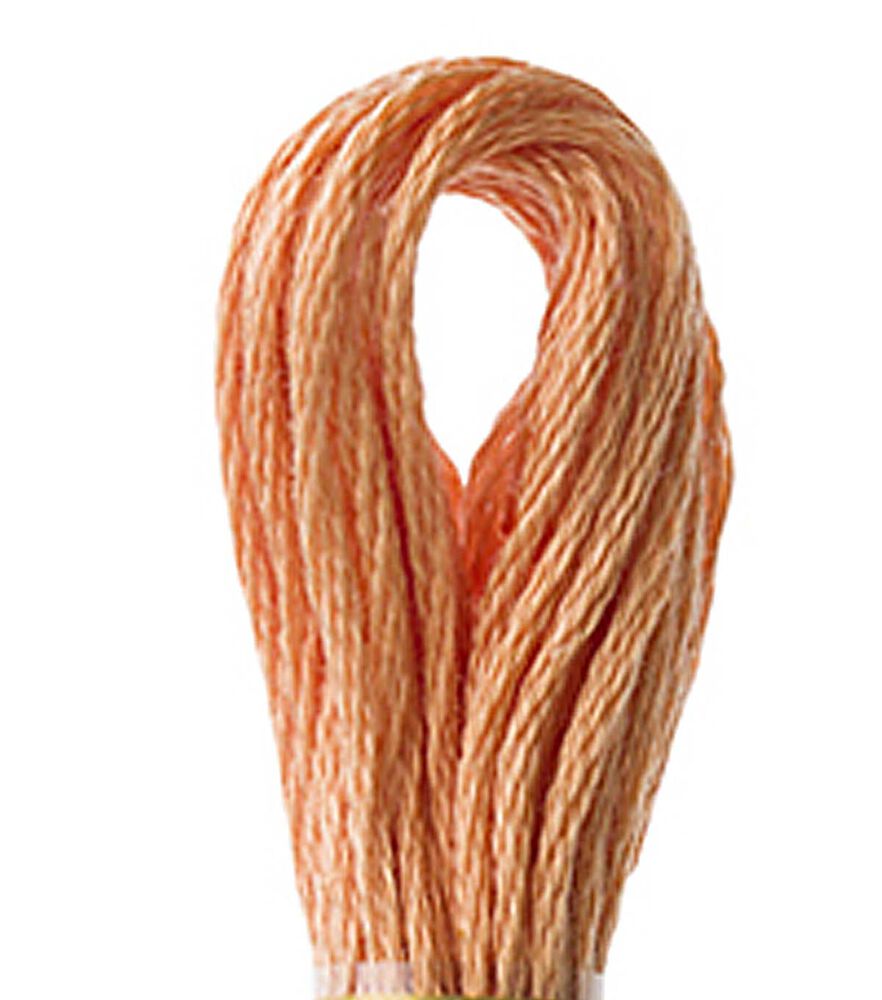 DMC 8.7yd Reds 6 Strand Cotton Embroidery Floss, 402 Light Mahogany, swatch, image 45
