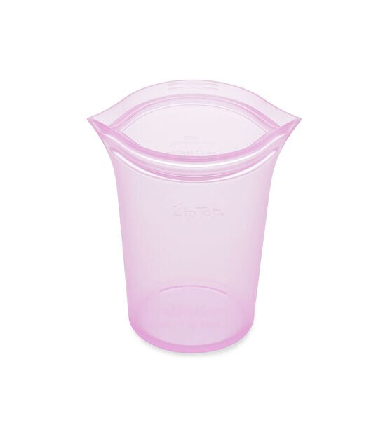 Zip Top - 100% Platinum Silicone Reusable Containers with NO Lids!