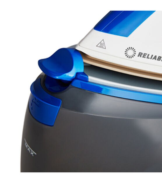 Reliable Velocity Sensor Steam Iron - Blue and White - Quilting Notions