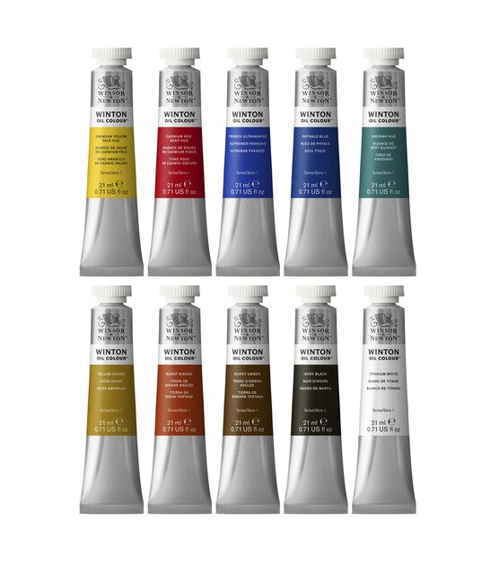 Winsor & Newton Winton Oil Paint Intro Set 21ml 6PK, , hi-res, image 2