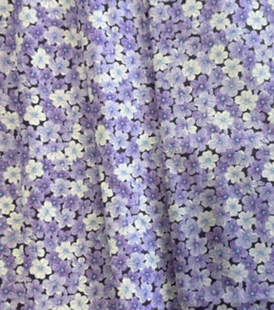 Purple Mini Floral Cotton Fabric by Keepsake Calico, , hi-res, image 3