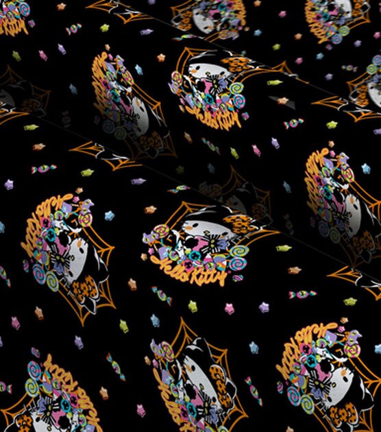 Hello Kitty Halloween Candy Cotton Fabric, , hi-res, image 3