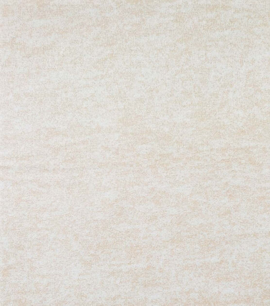 White Heathered Luxe Flannel Fabric