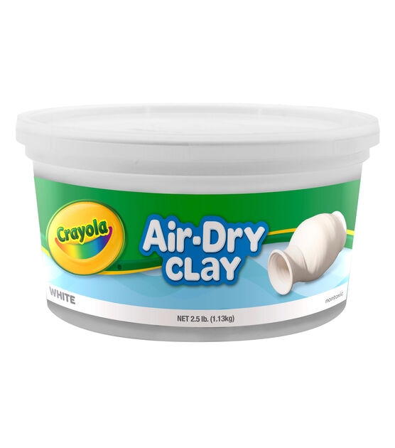 Air-Dry Clay, White, 25 Lbs 