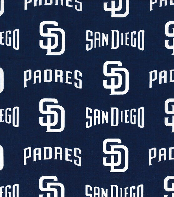 Fabric Traditions MLB San Diego Padres Pink Logo Cotton
