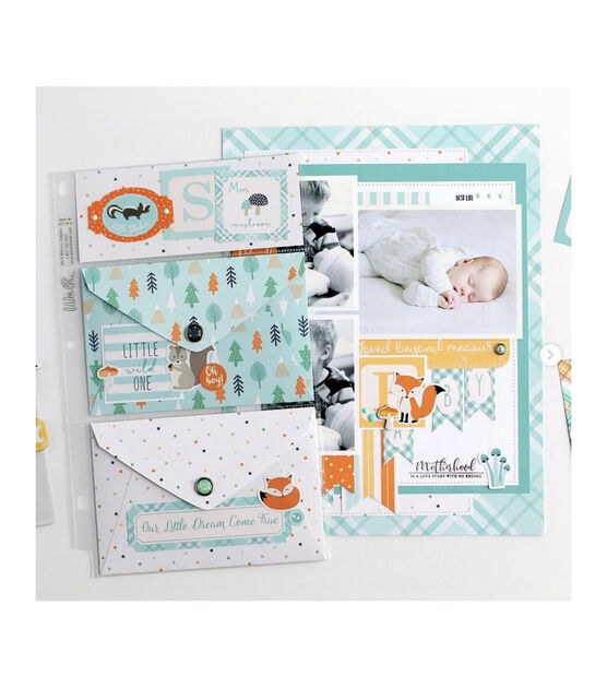 Baby Boy Scrapbook Layout, 12 by 12 Scrapbook Pages, Baby Scrapbook Pages
