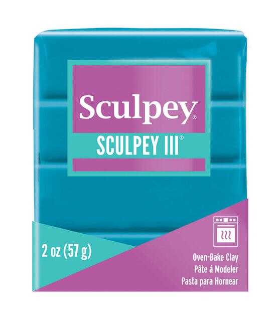 Sculpey III Polymer Clay - Deep Pearl Red 2oz