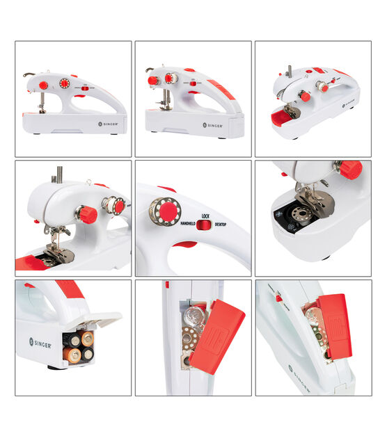 Singer Stitch Sew Quick White Portable Hand-held Sewing Machine - Bed Bath  & Beyond - 3128187