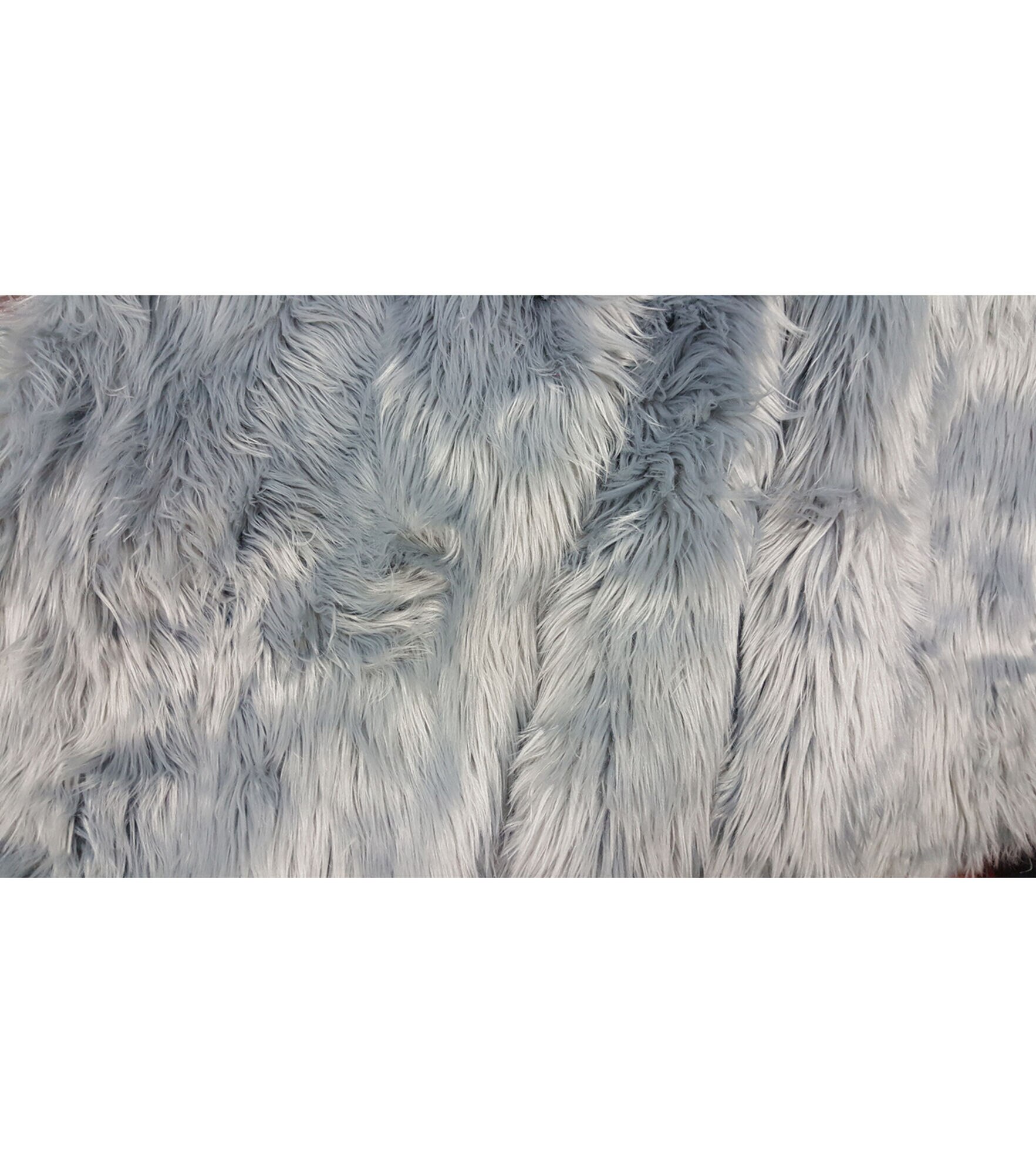 Husky Faux fur Fabric, Grey, hi-res