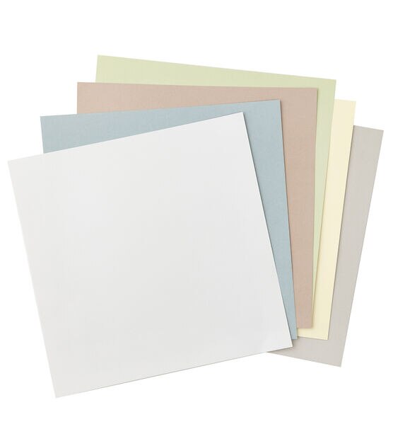 DCWV 36 Sheet 12 x 12 Silver Leaf Double Sided Printed Cardstock