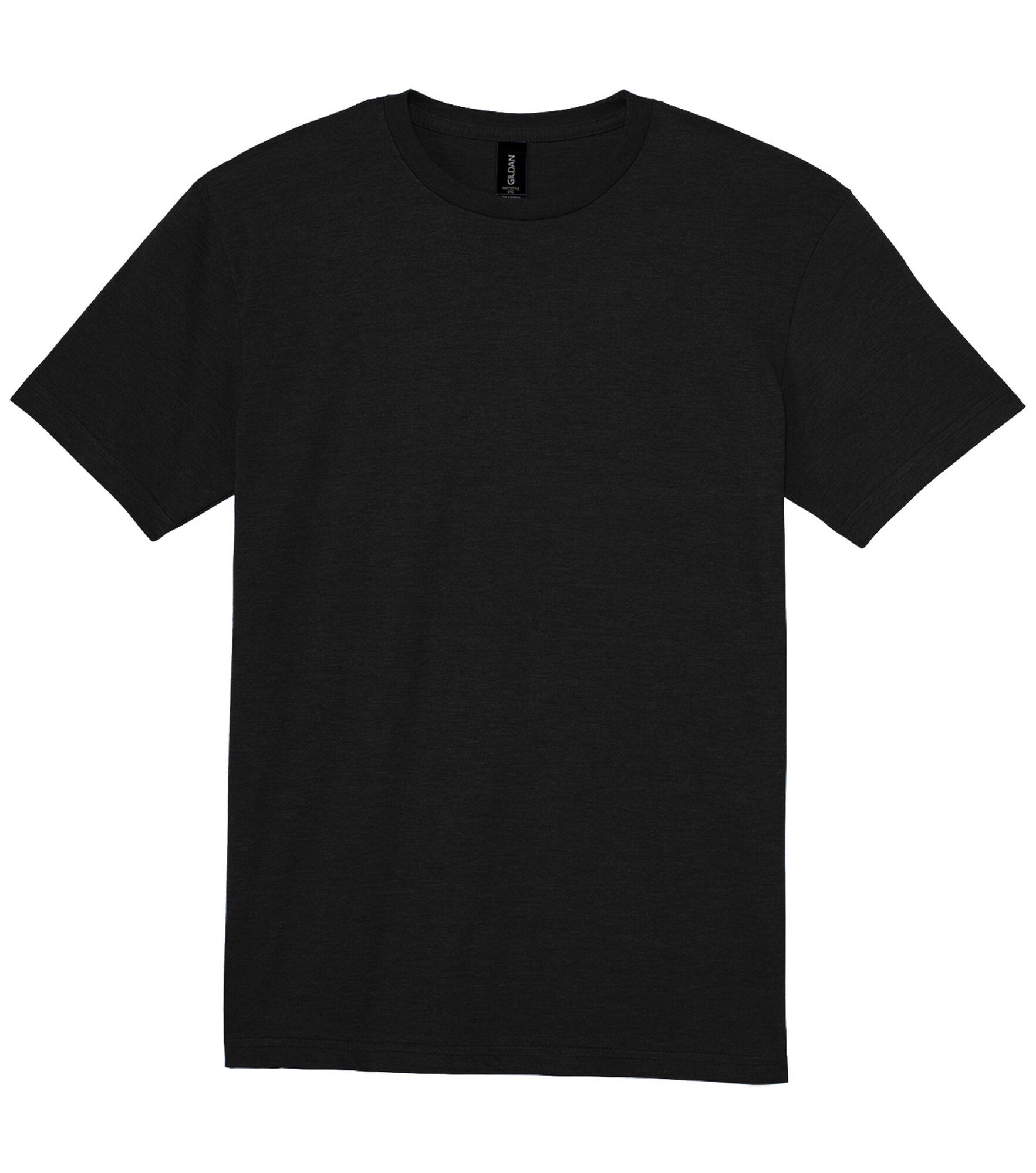 Gildan Adult Softstyle Cotton Blend T-Shirt, Black, hi-res