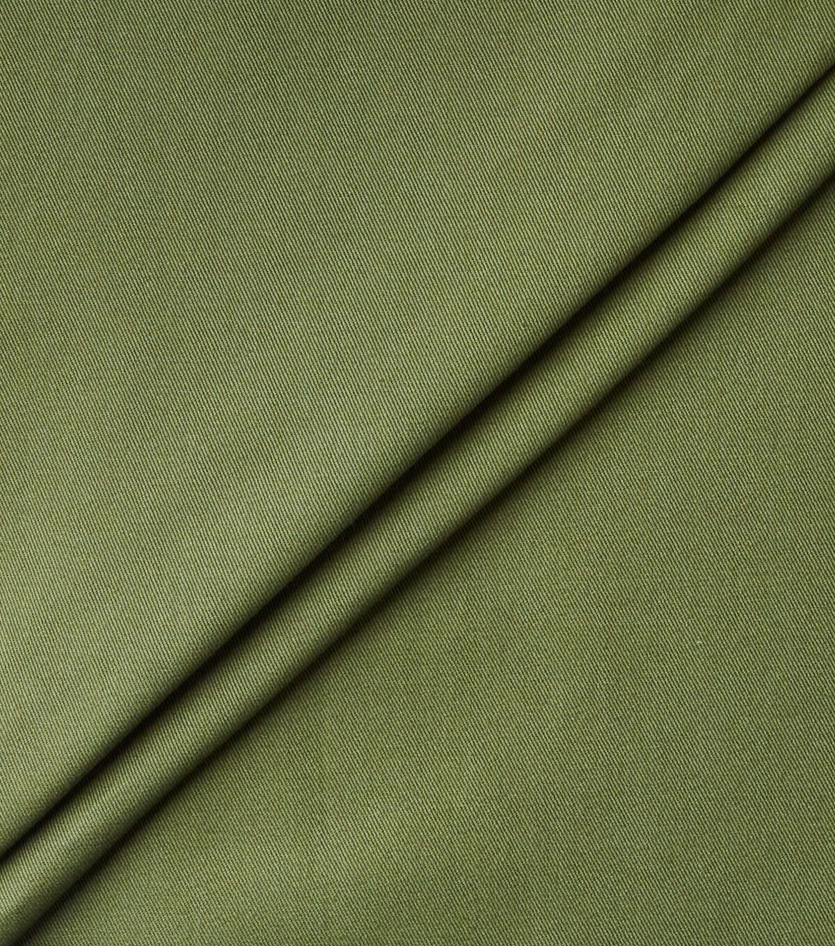 Eddie Bauer Green Tough Cotton Twill Fabric