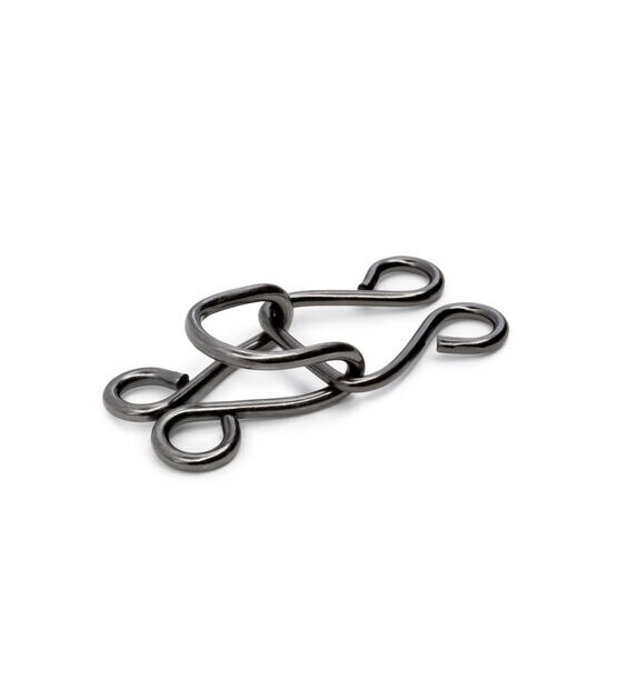 Dritz Extra-Large Hooks & Eyes 3-pkg-black