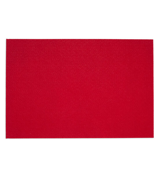 Acrylic Felt Red - The Make Company