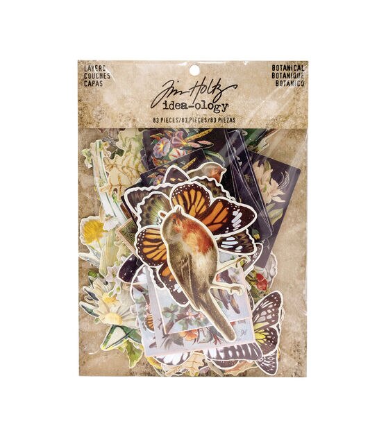 Tim Holtz Idea ology 83pc Botanical Layers