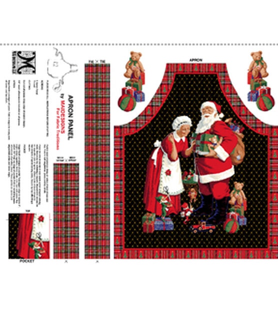 Santa Claus Fabric and Christmas Fabric Pre-cuts