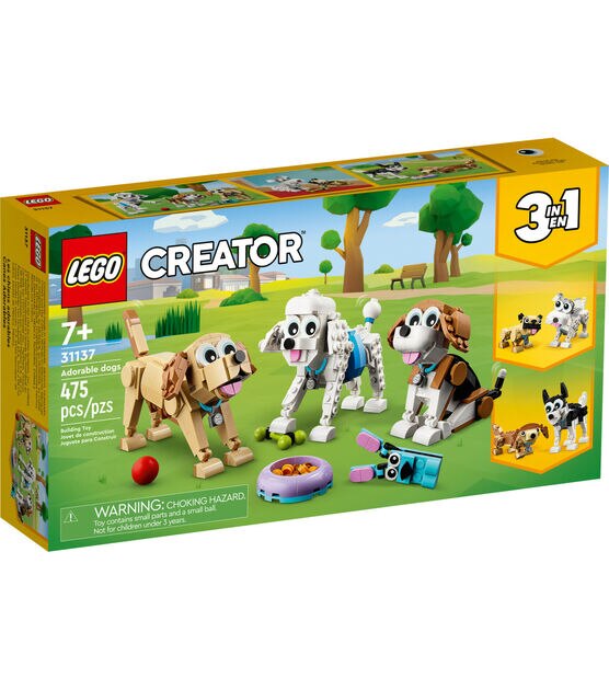 LEGO Creator Adorable Dogs 31137 Set, , hi-res, image 4