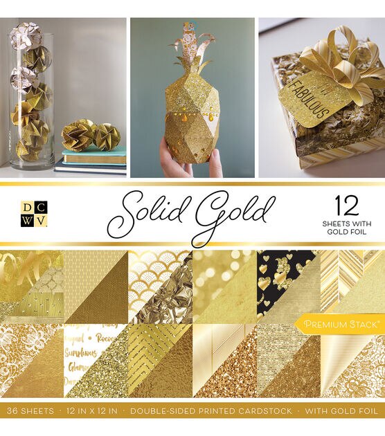 Gold & Silver Metallic Paper Chains (Pack of 200) Craft Supplies Card & Paper