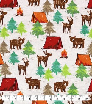 Ocean And Lake Animals Flannel Fabric - Snappy Baby
