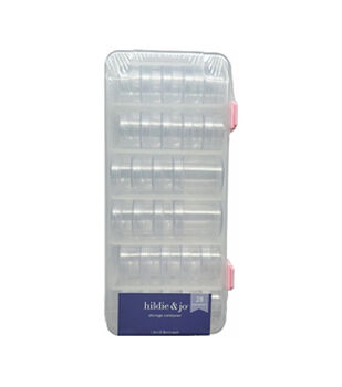 11 Clear Plastic Storage Container With 18 Compartments by hildie