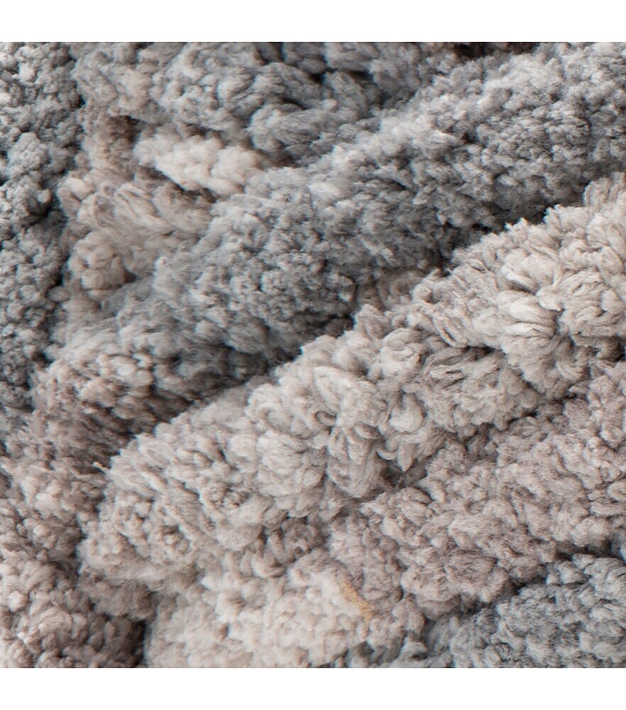 Bernat Blanket Extra Thick 72yds Jumbo Polyester Yarn, Dove, swatch, image 19