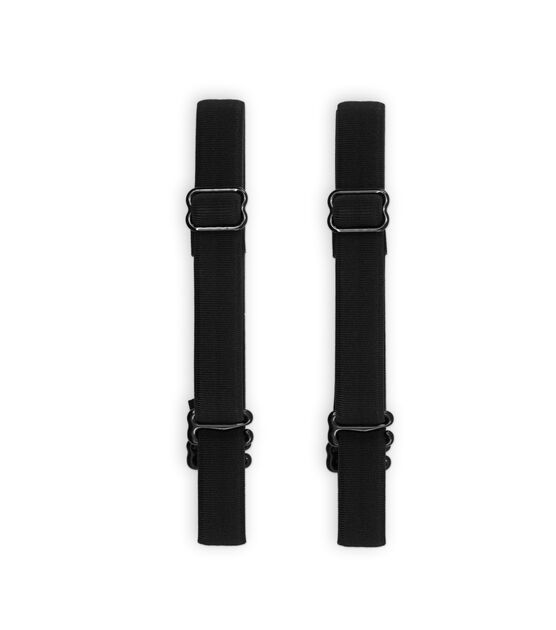 Elastic Adjustable Shoulder Straps - 1/2 X 15 1/2 - 1 Pair/Pack - White