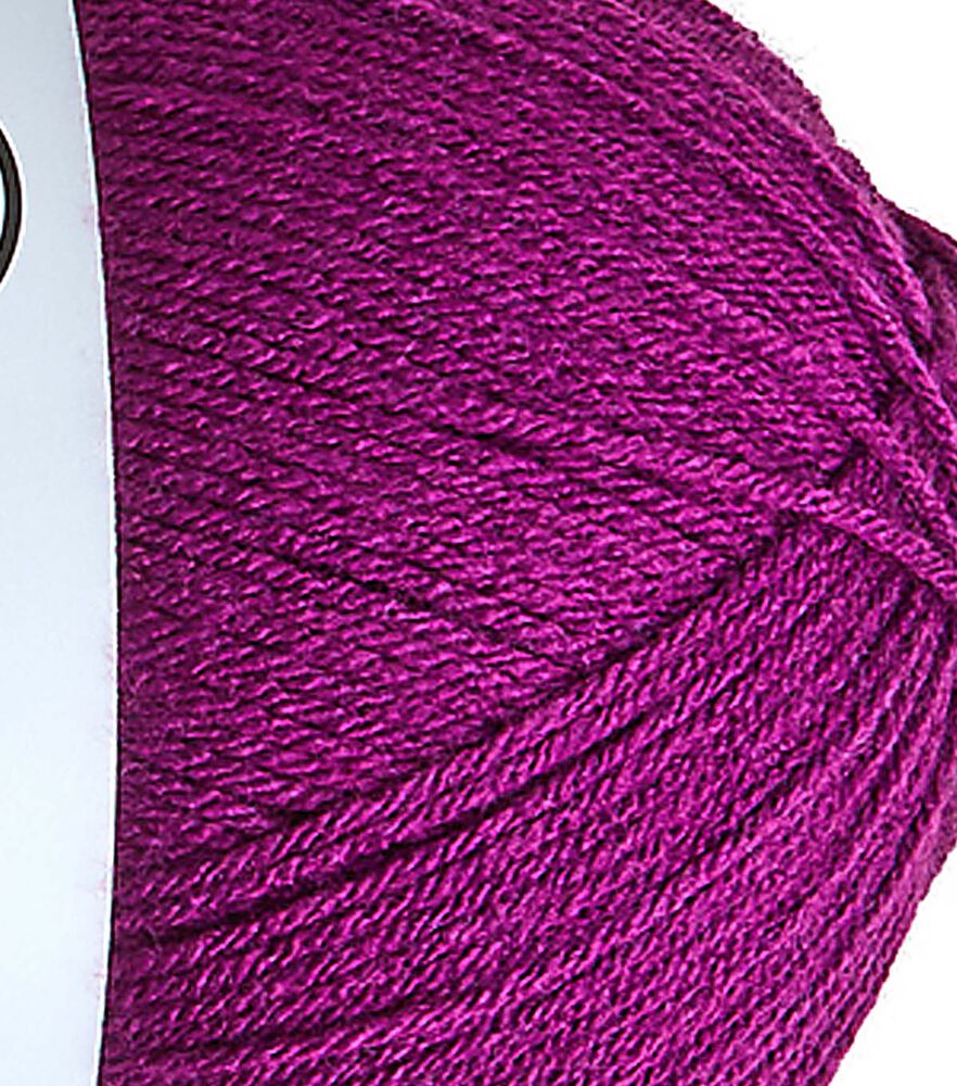 Value Pound Plus Worsted Acrylic Yarn by Big Twist, Purple, swatch, image 18