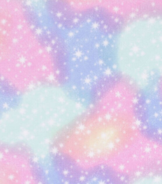 Cotton Candy Sky Anti Pill Fleece Fabric