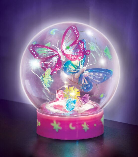 Creativity For Kids 6" x 5" Butterfly Fairy Lights Craft Kit, , hi-res, image 4