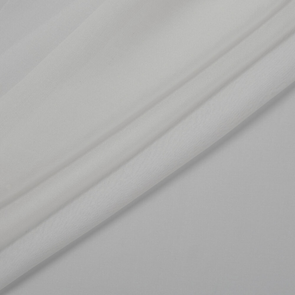 white chiffon fabric