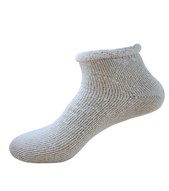 Legale Super Comfy Oh So Soft Terry Lined Slipper Socks with Grippers